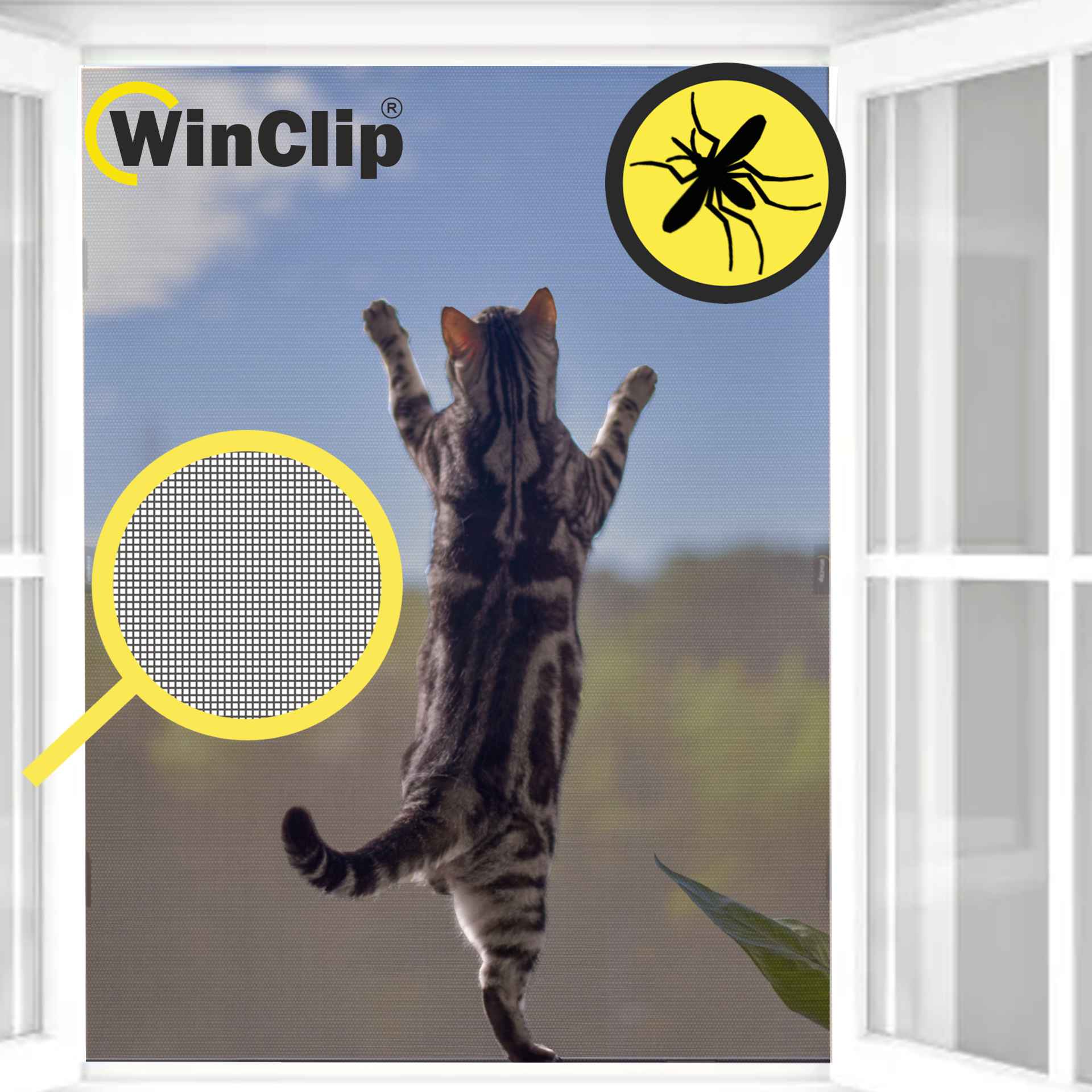 WinClip PetScreen Katzenschutz