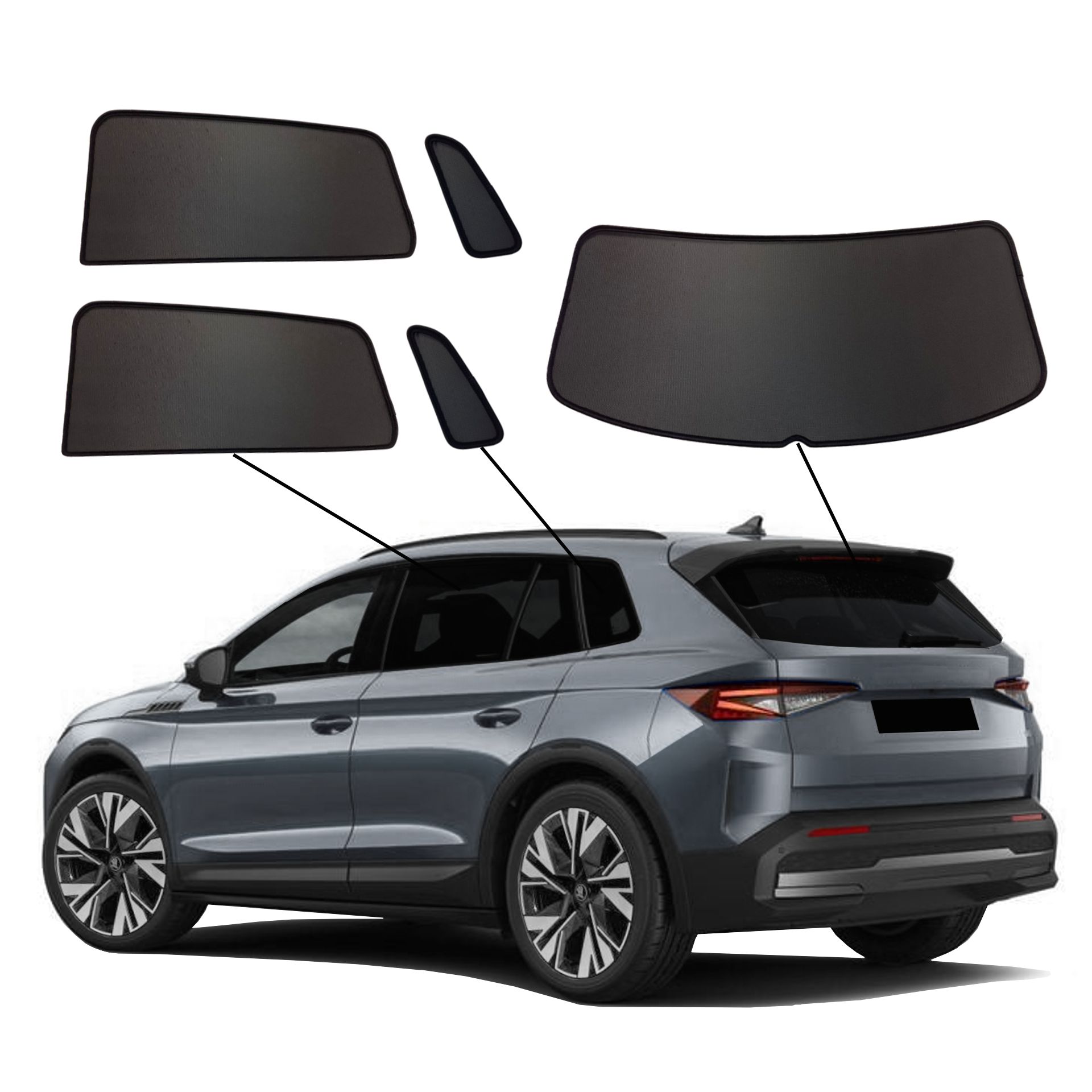 SunClip AC Set an einem Skoda Elroq