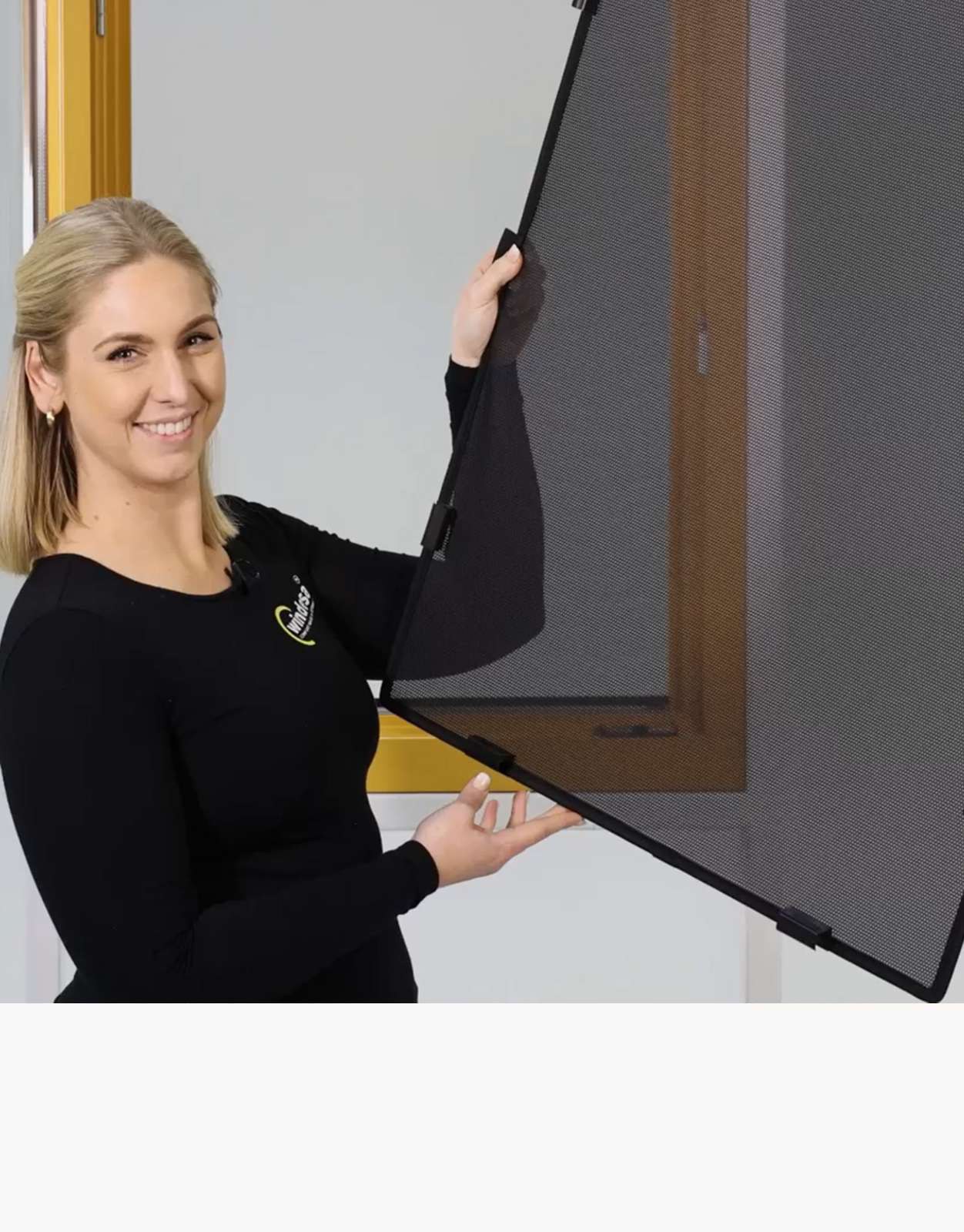 WinClip am Fenster in der Hand