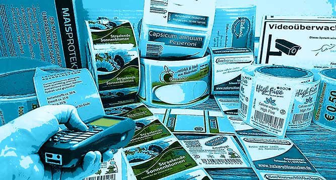 EAN-Etiketten für den Gartenbau