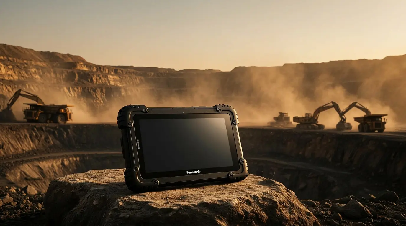 Rugged Tablet im Feld-Einsatz