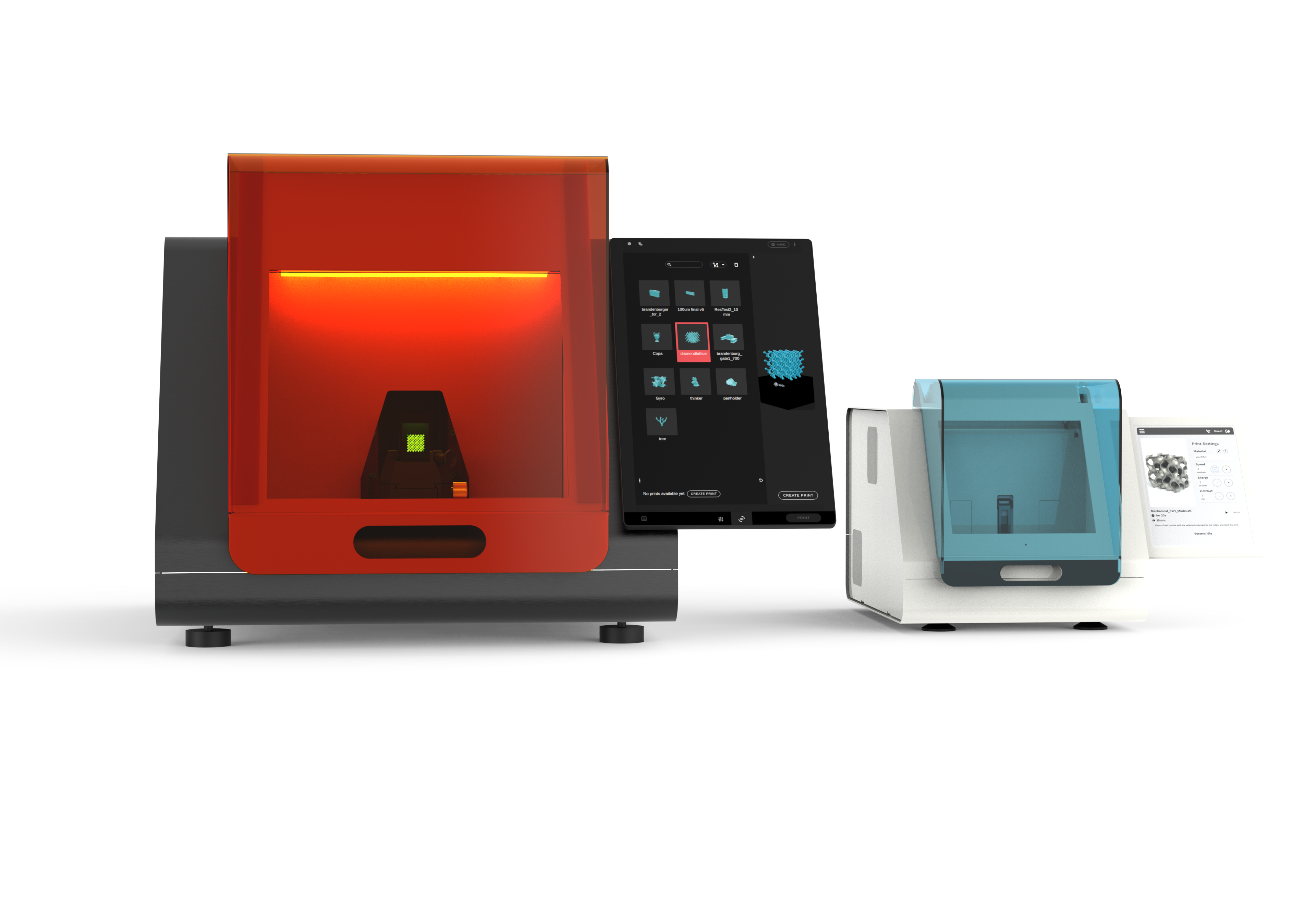 Druckersysteme Xube² und Xell