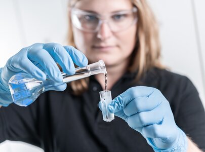 Entwicklung im Labor