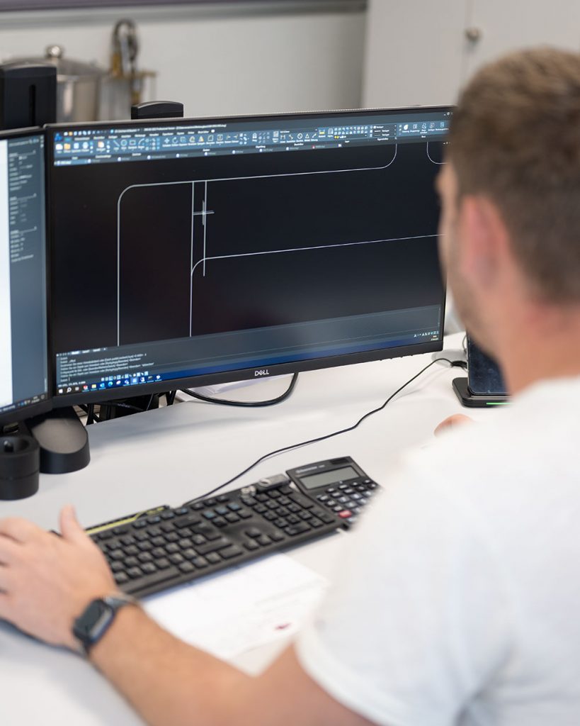 Profilentwicklung am CAD-Arbeitsplatz