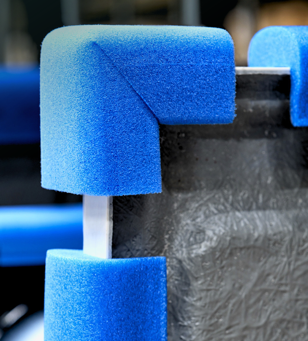 Technical foam components