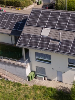 Solaranlage auf dem Dach