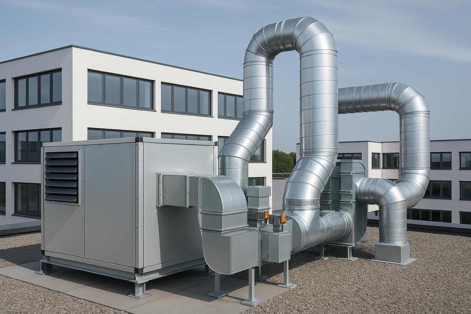Lüftungsanlage Büroneubau