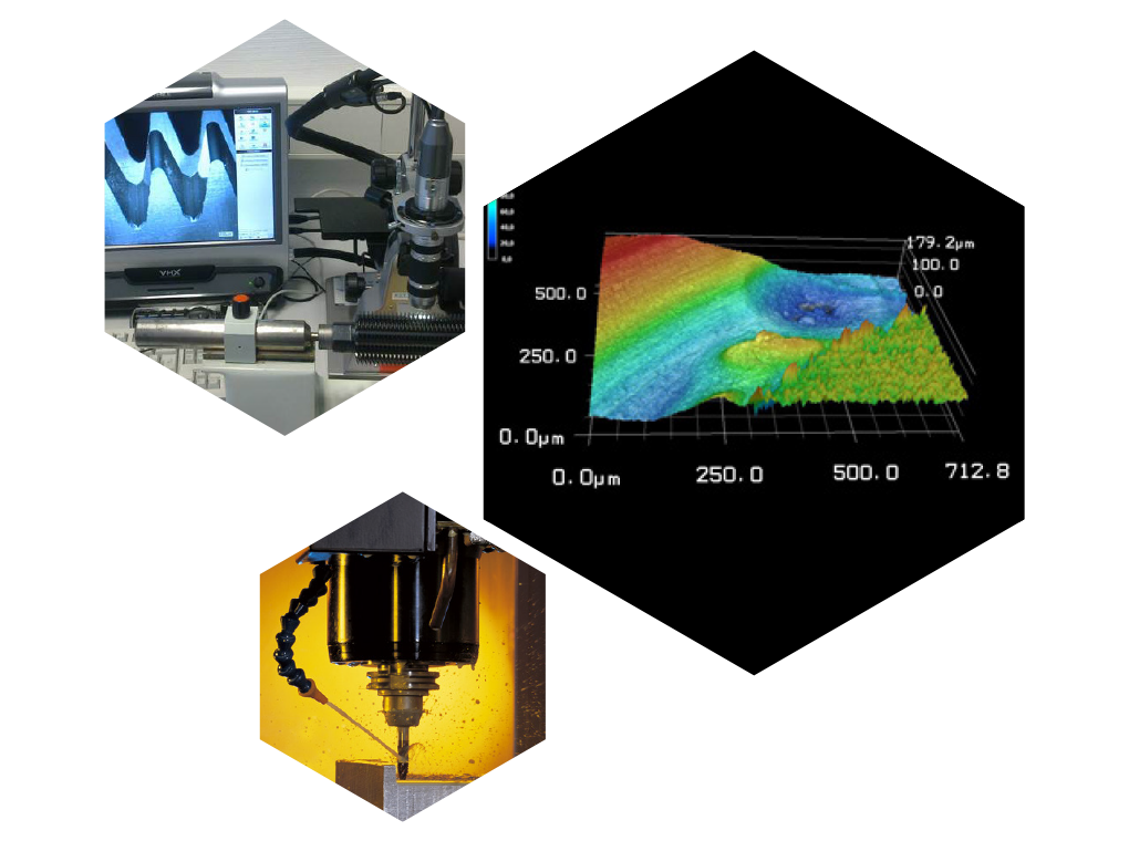 Materialanalysen und Härtemessung