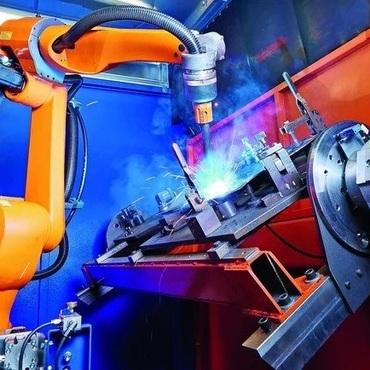 Robotergeschweißte Stahlbaugruppe