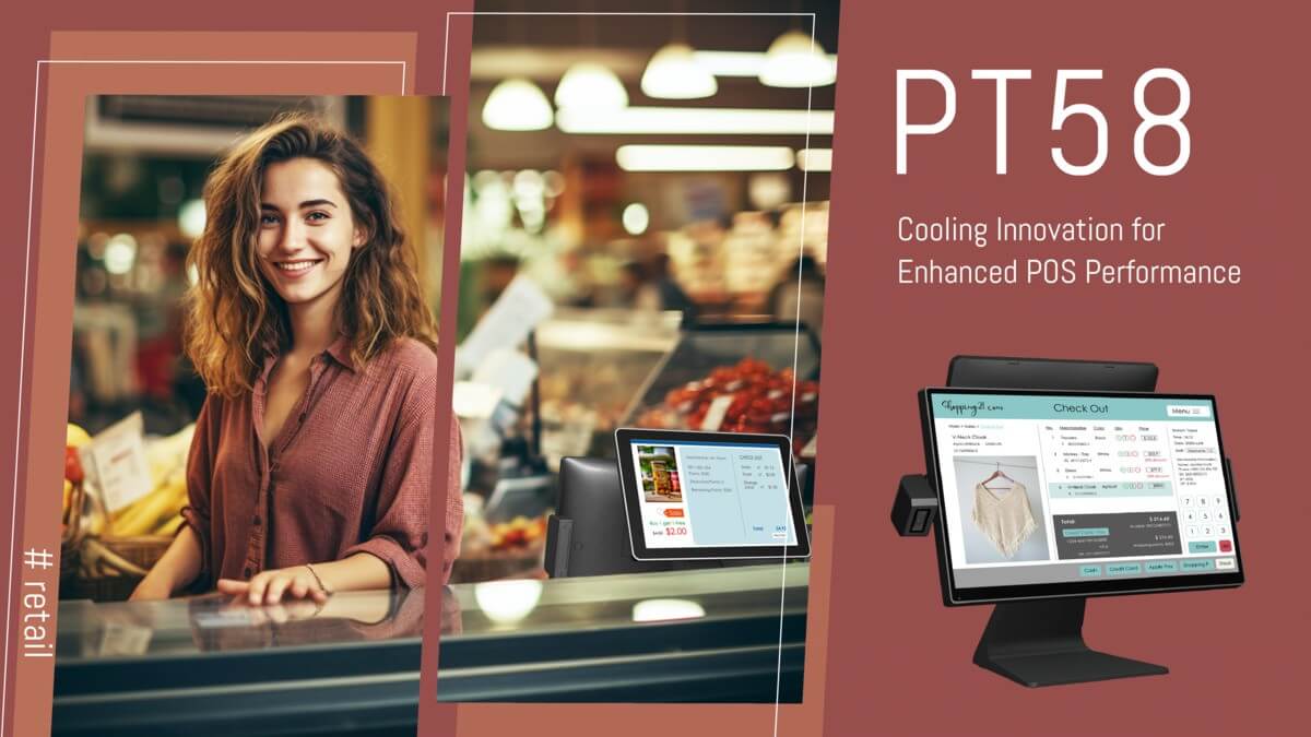 Kassensystem PT58 für den Einsatz im Retail POS