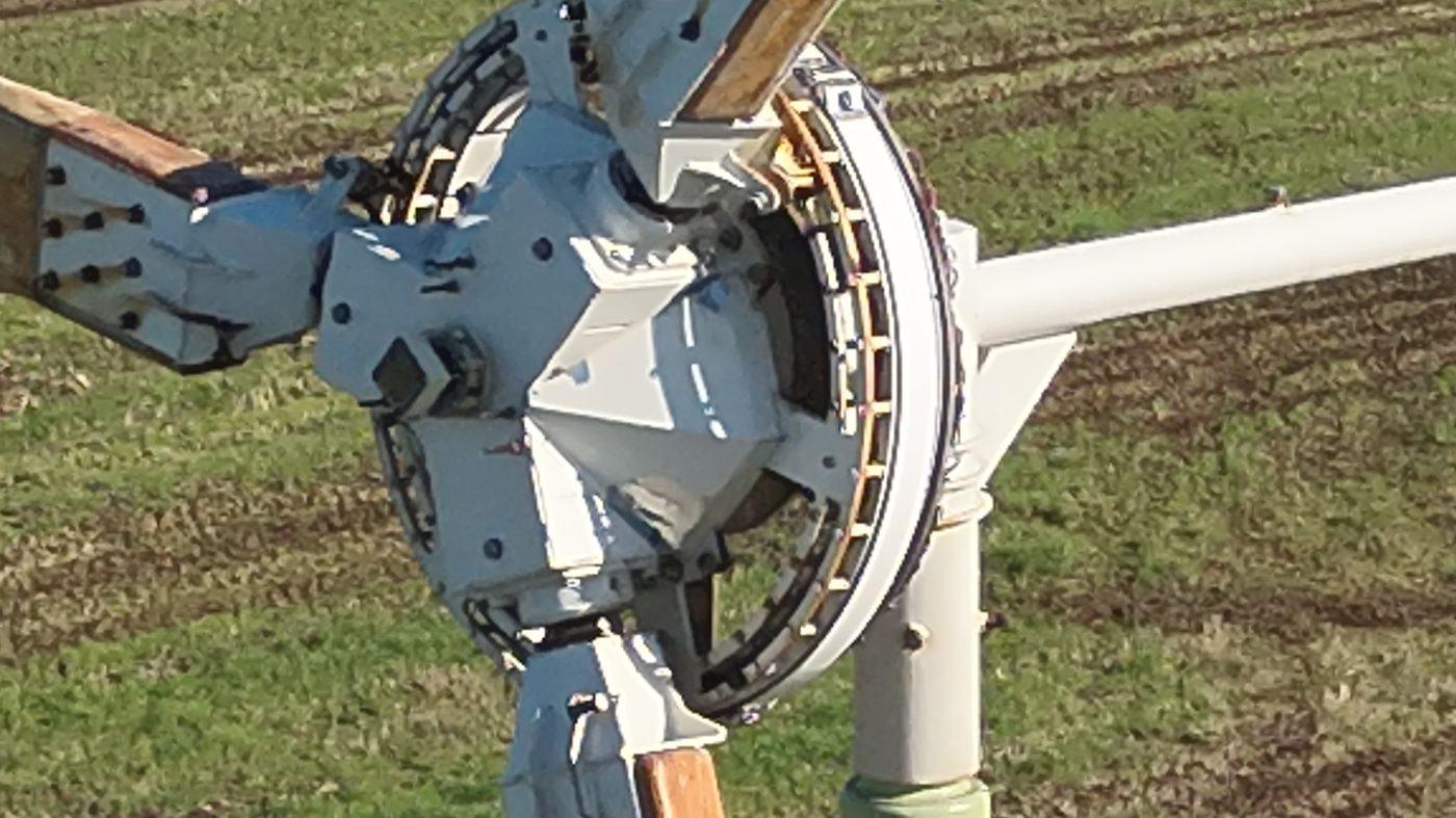 Rotornabe einer Kleinwindanlage