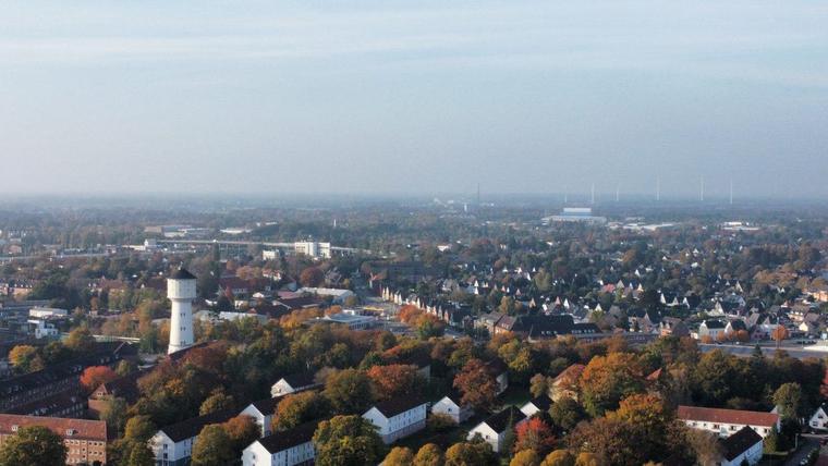 Stadtansicht aus der Luft