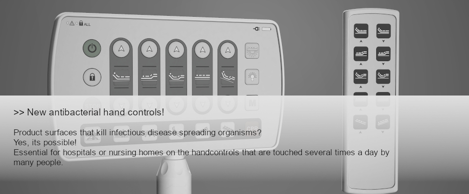 Antibakterielles Handbedienelement