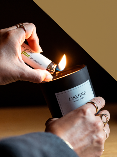 Jasmin-Candle als haptisches Werbepräsent