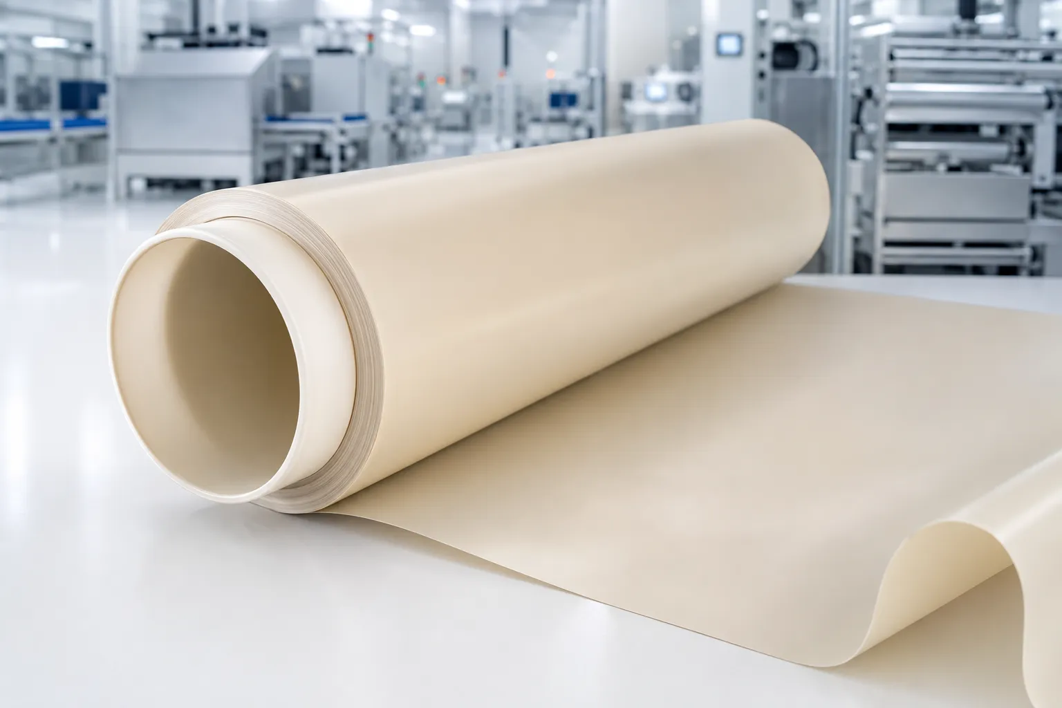 LCP-Material auf Rolle