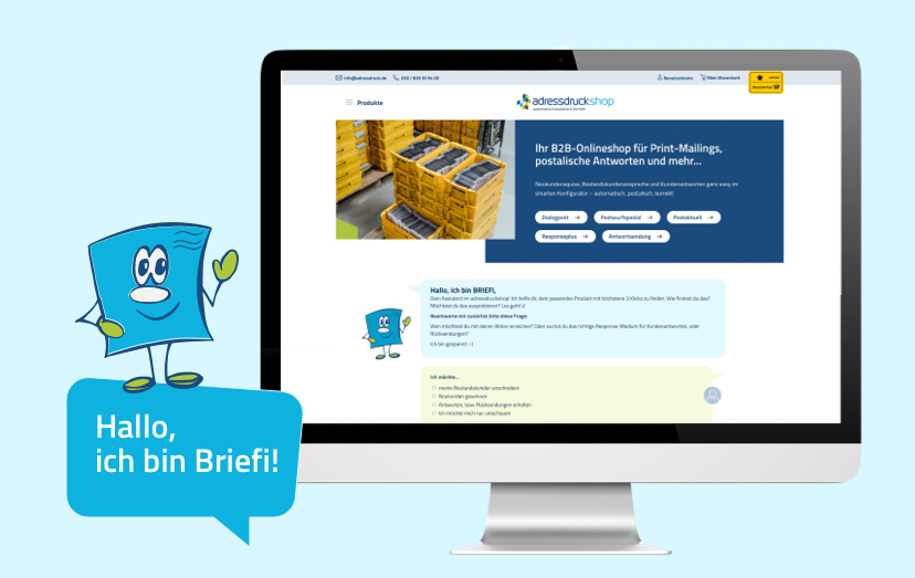 Briefi-Produktkonfigurator