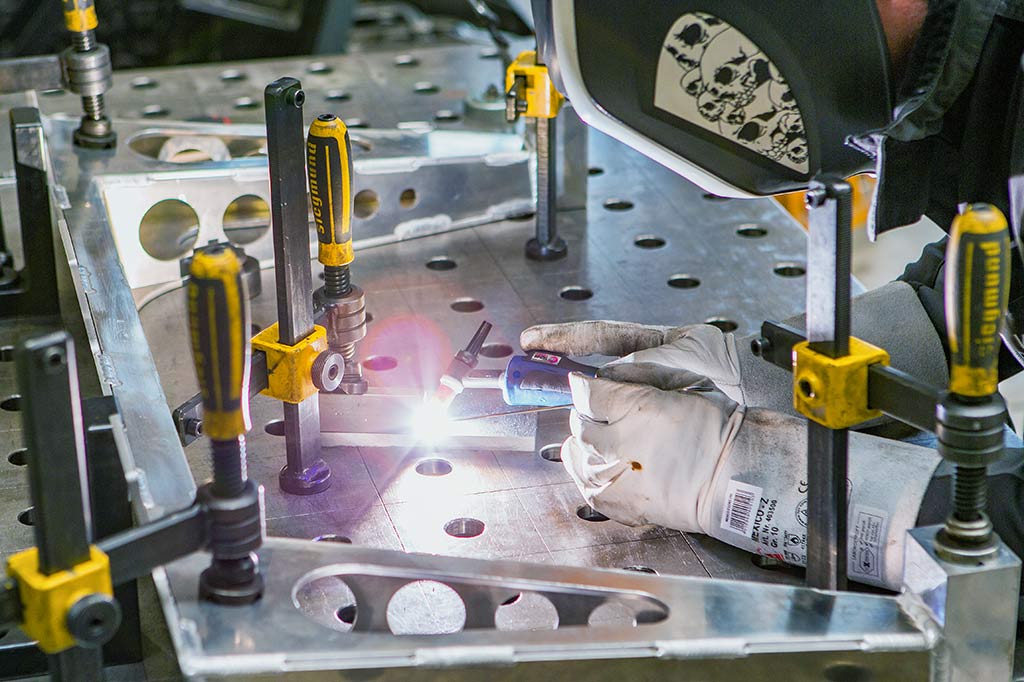 Geschweißte Aluminiumbaugruppe