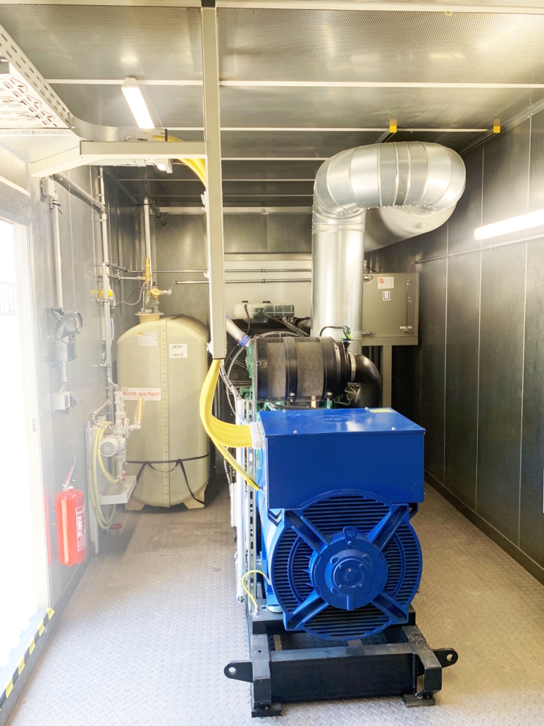 Standby power system in operation