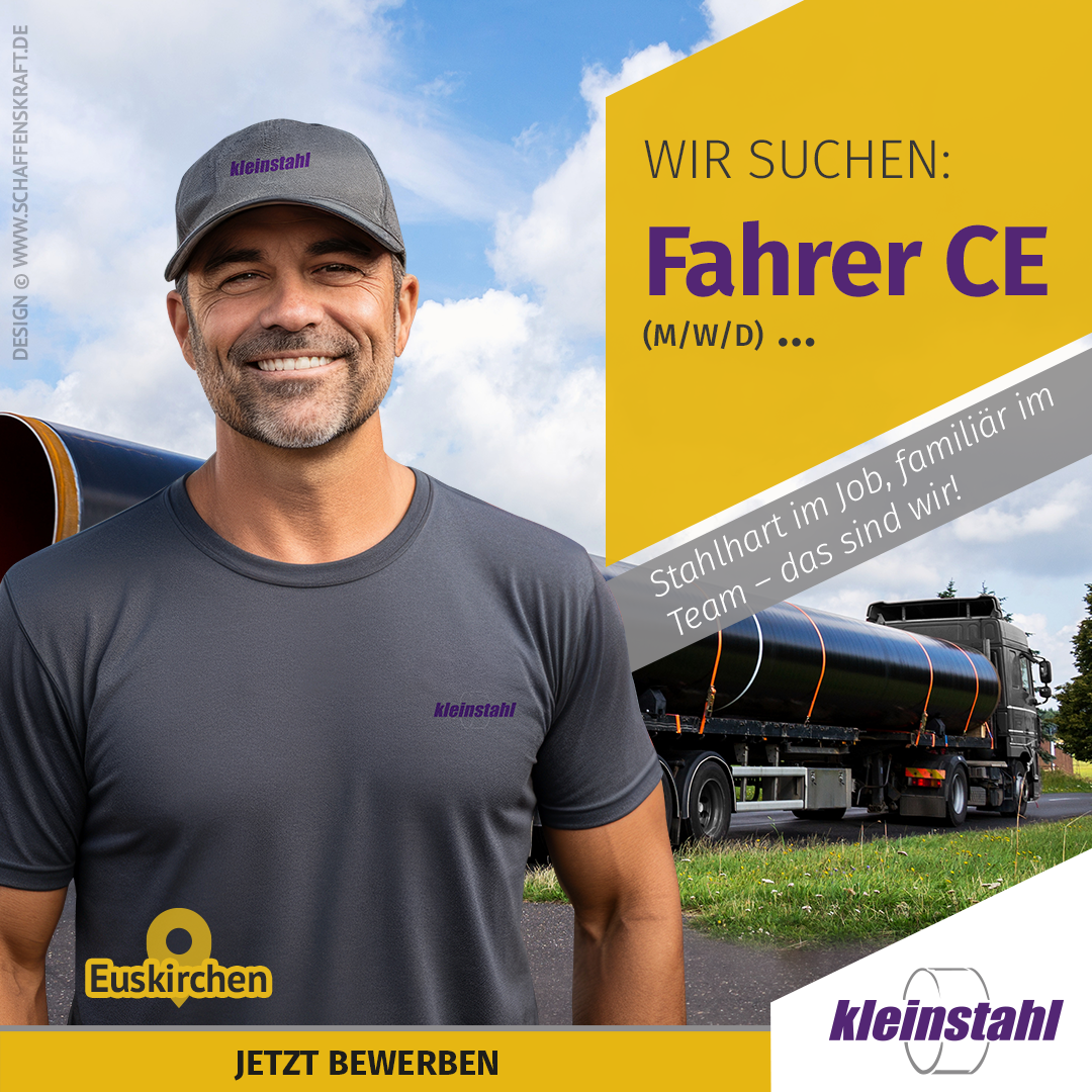Auslieferung mit eigenem Fuhrpark