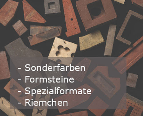 Formsteine/Sonderformate