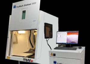 Laserbeschriftetes Bauteil