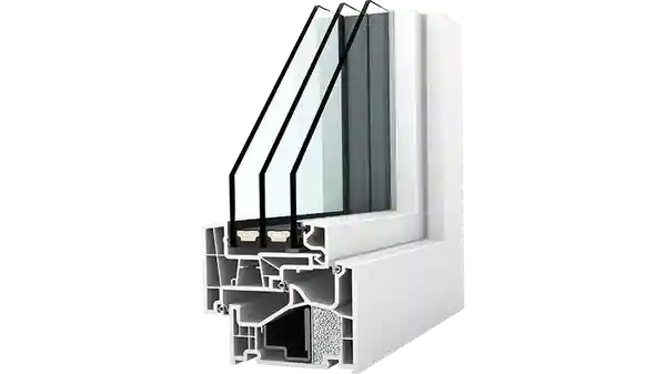 Verbundfenster mit integriertem Sonnenschutz