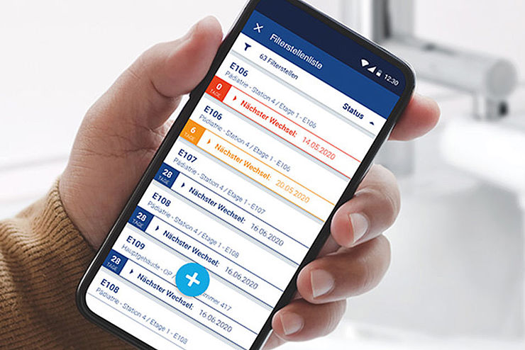 HyGenius App zur Filterverwaltung