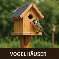 Vogelhäuser und Nistkästen