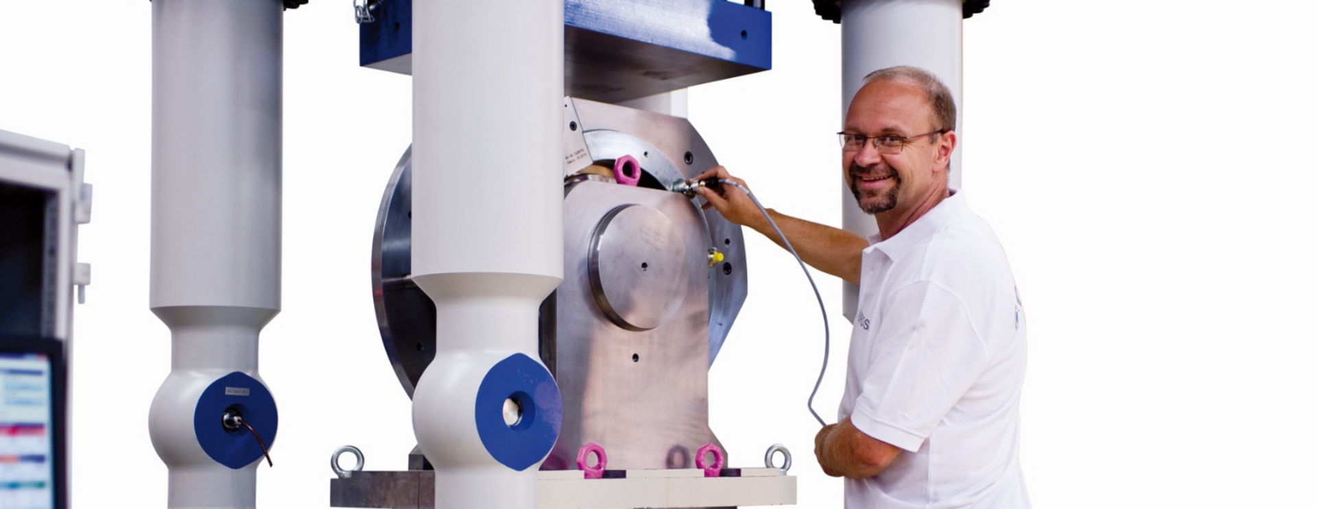 Kalibrierpresse zur hausinternen Sensor-Kalibrierung