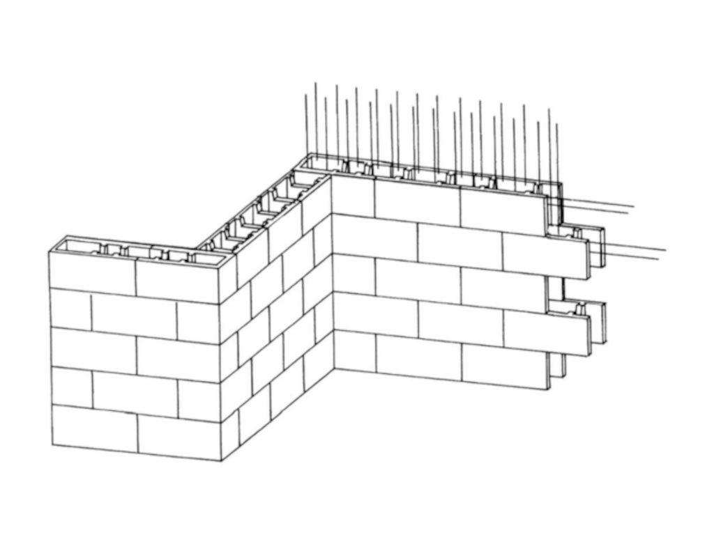 Beton-Schalungssteine