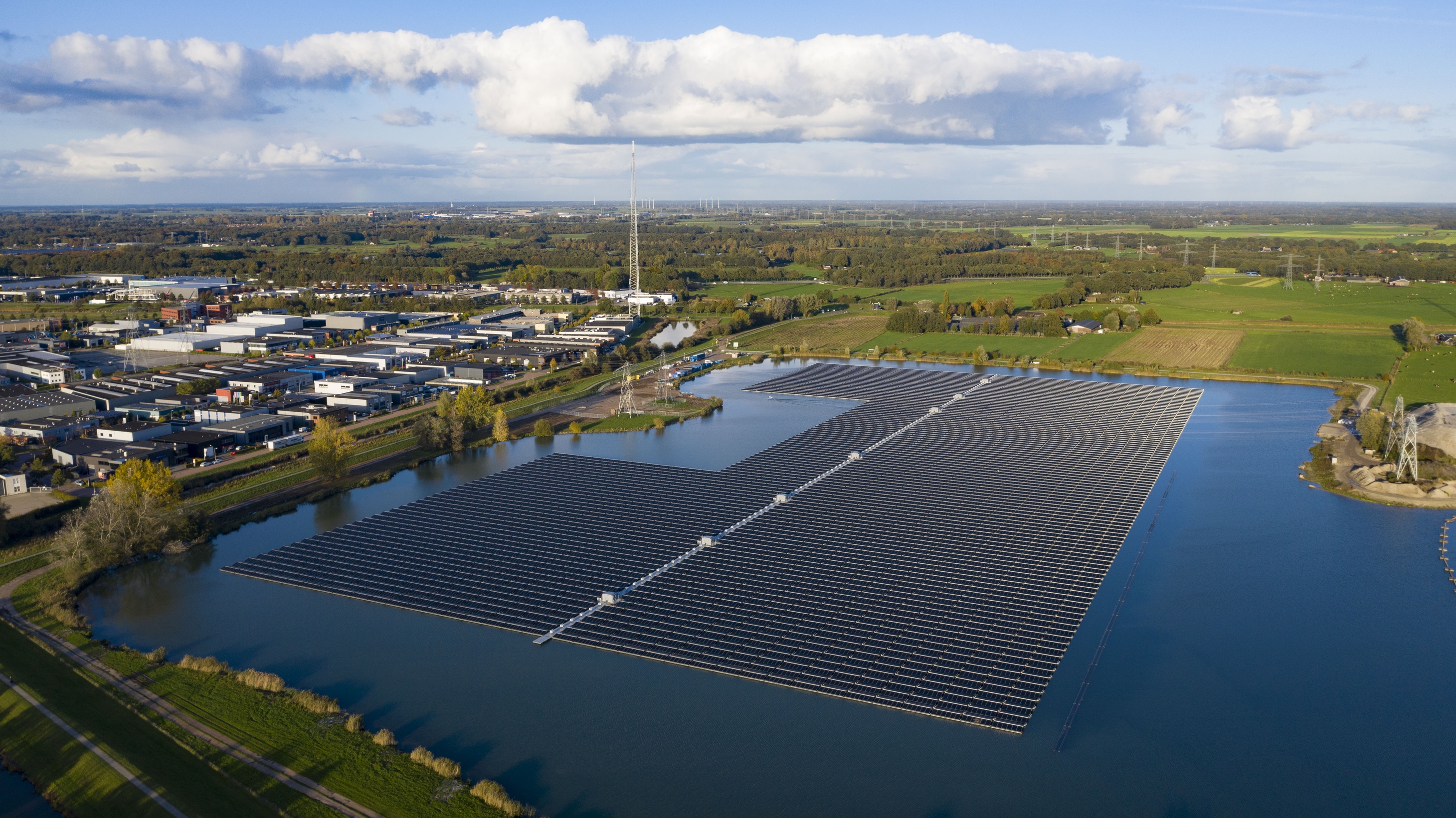Schwimmende Solaranlagen