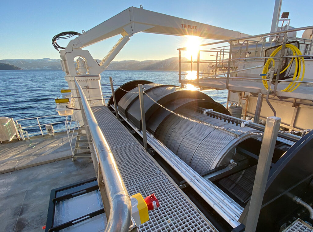 Filtersystem an Bord eines Schiffes
