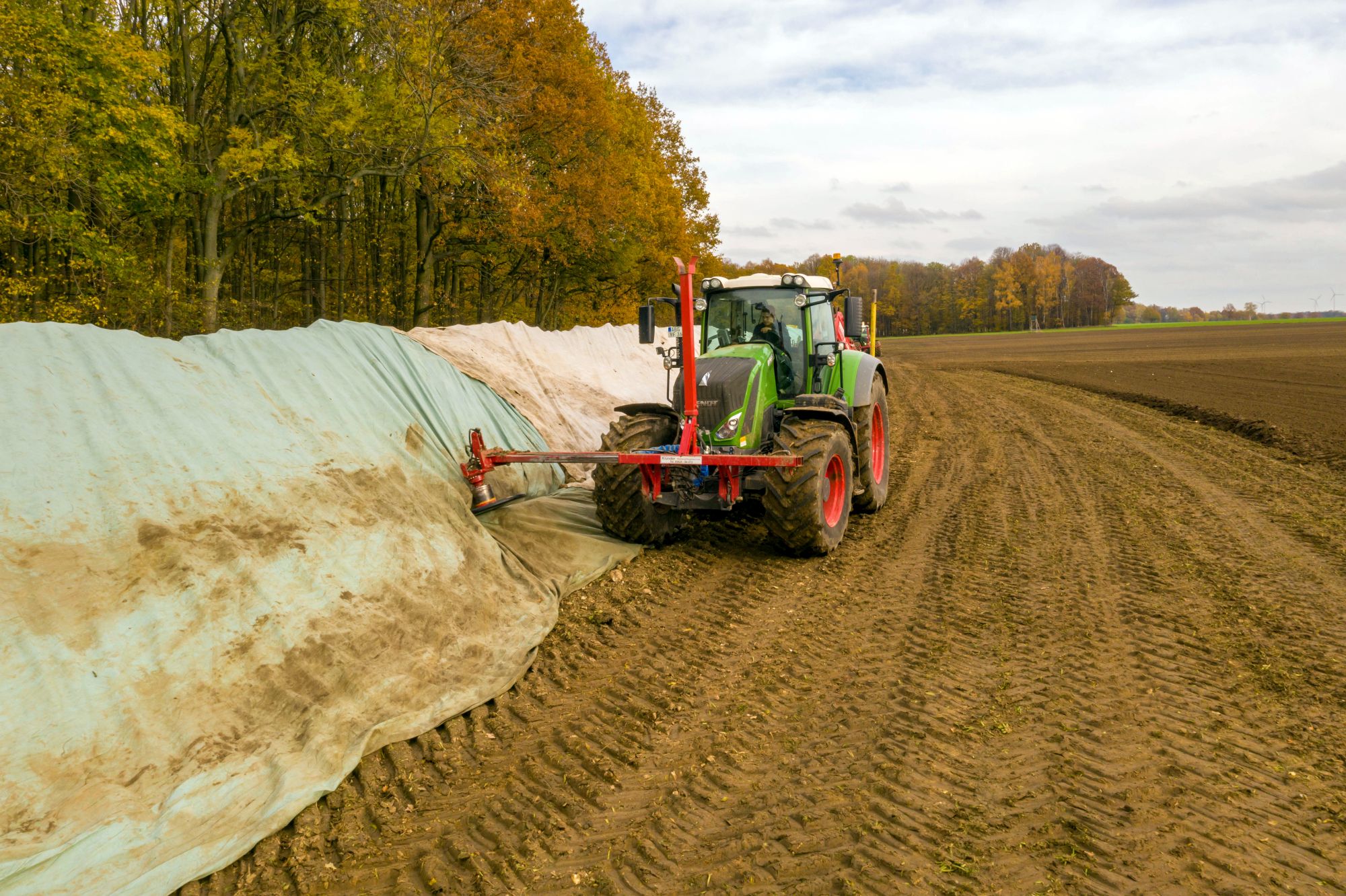 Feldhäcksler im Einsatz