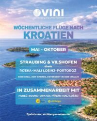 FlyVINI: Direktflüge nach Kroatien und Slowenien ab Mai 2026