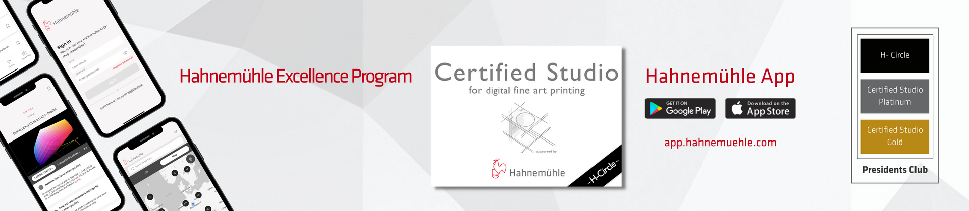 Hahnemühle Certified Studios – Zertifizierungsprogramm