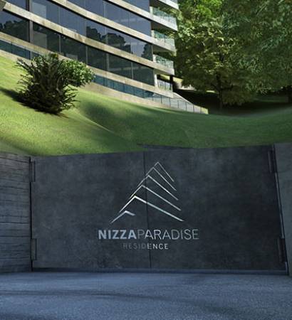 Eingangstür Nizza Paradise Residence