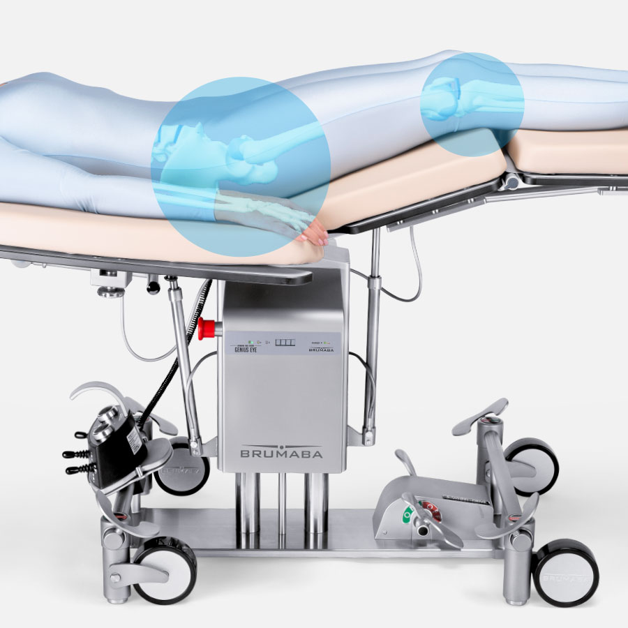 OP-Ausstattung für ergonomische Patientenlagerung