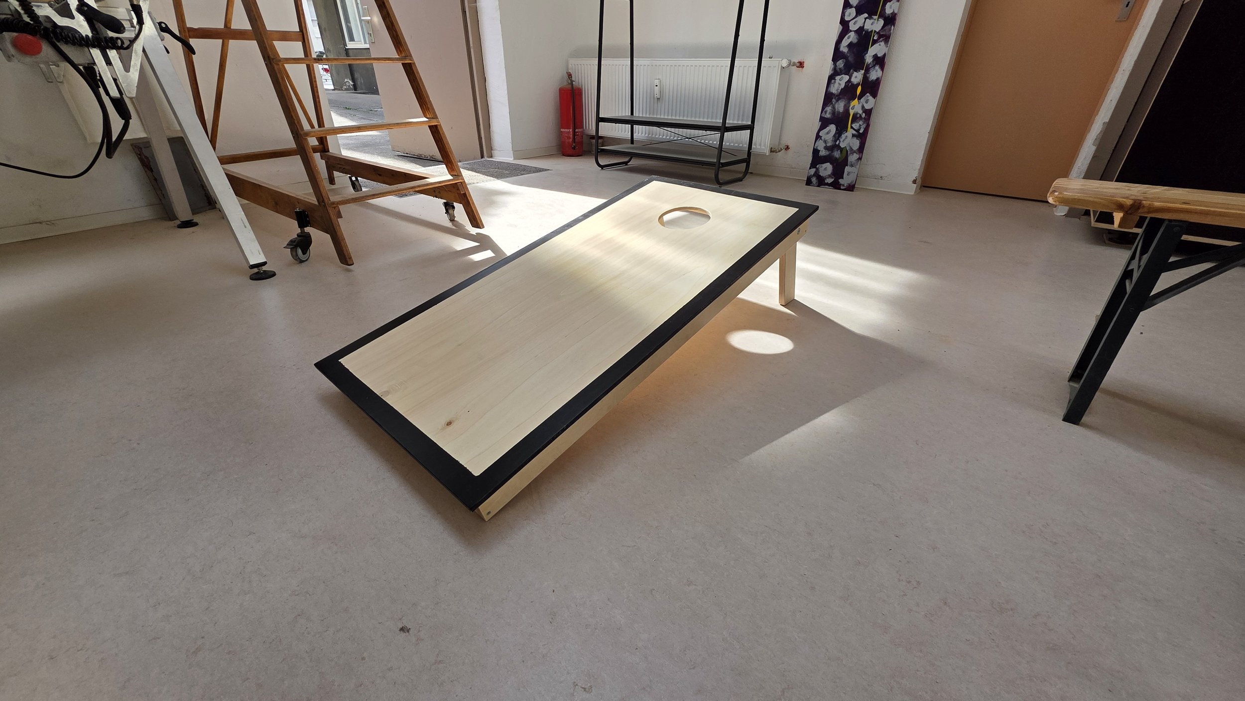 Cornhole-Set aus Multiplex-Birke