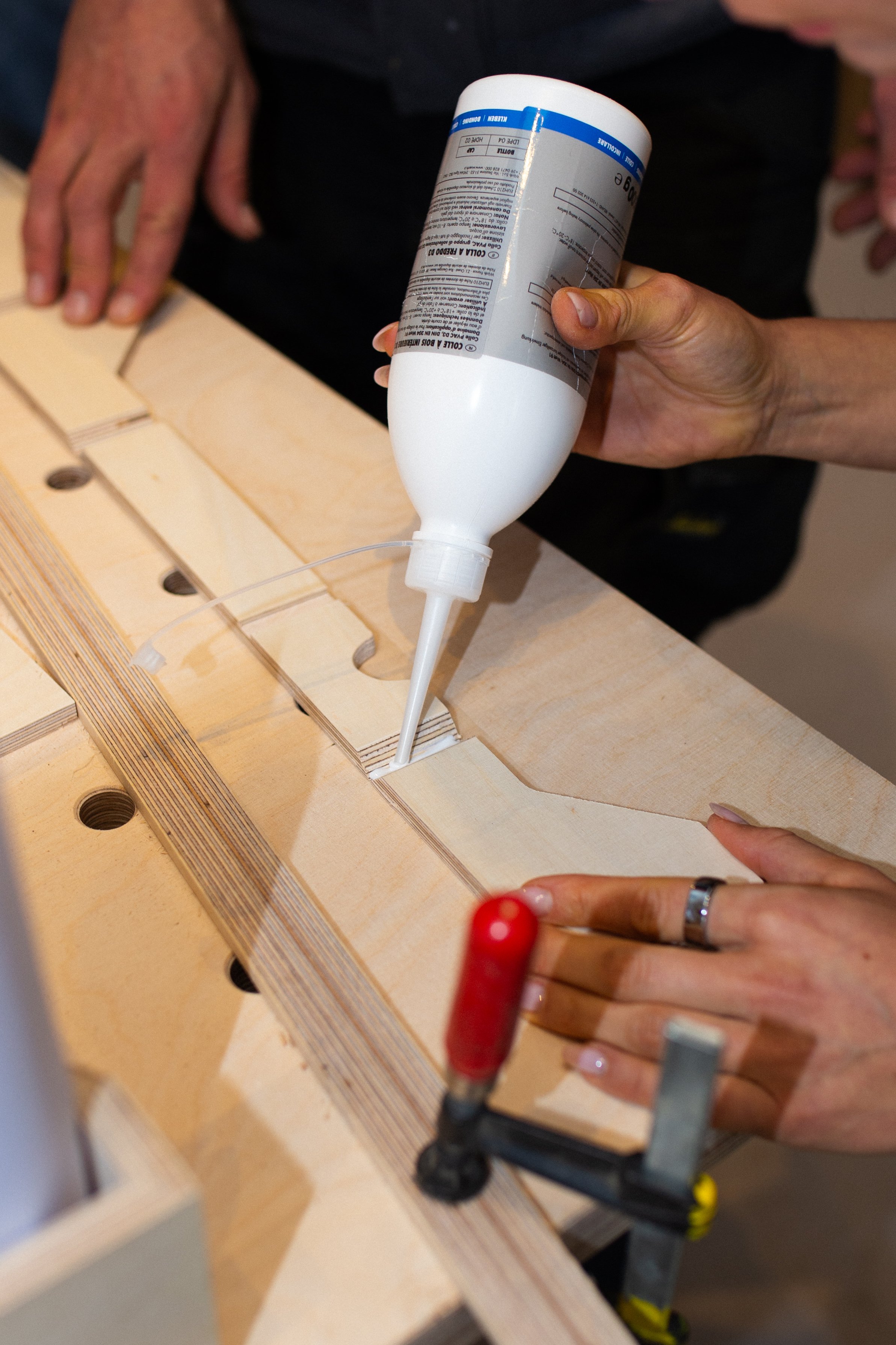 Holzleimarbeit