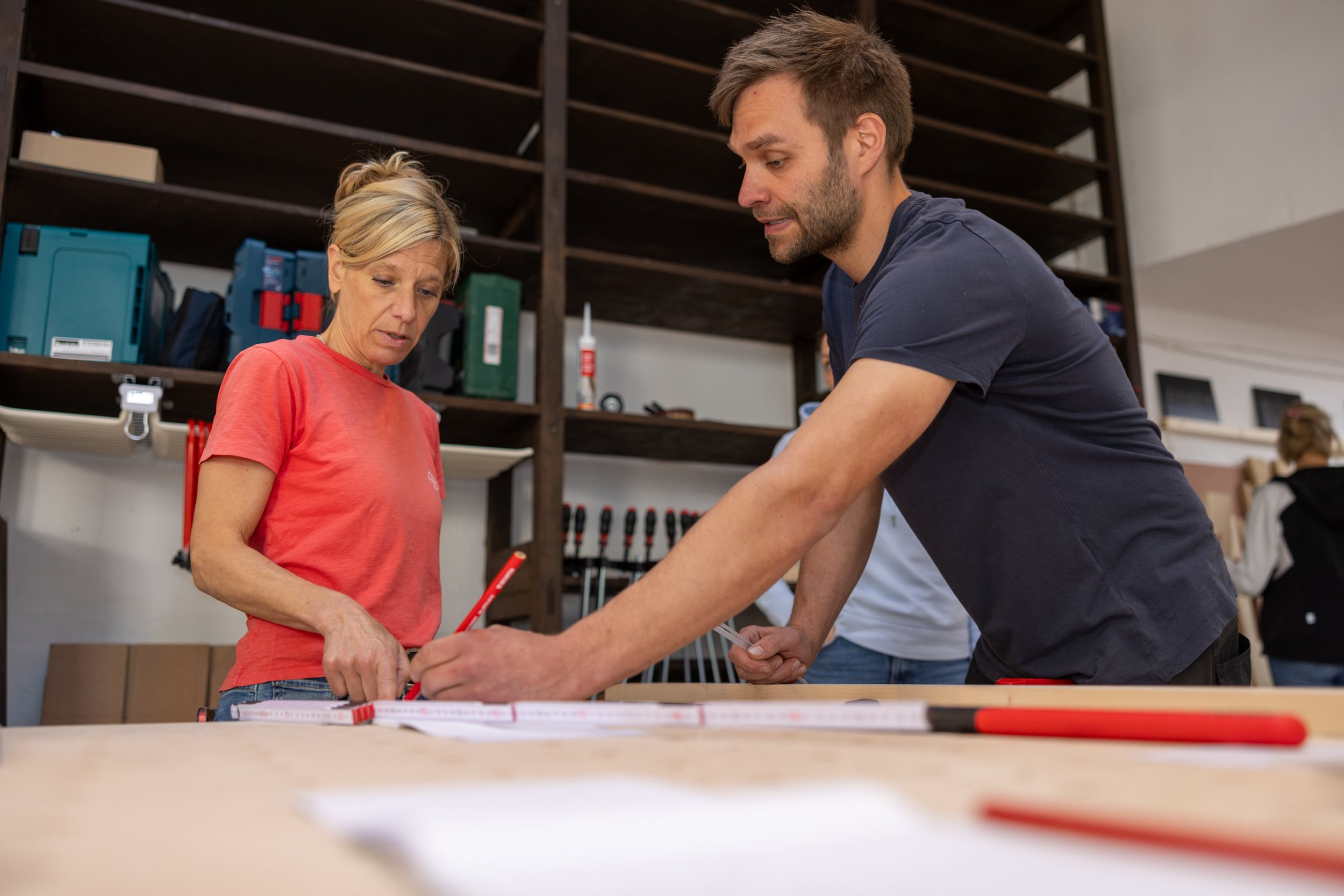 Unterstützung in der Werkstatt