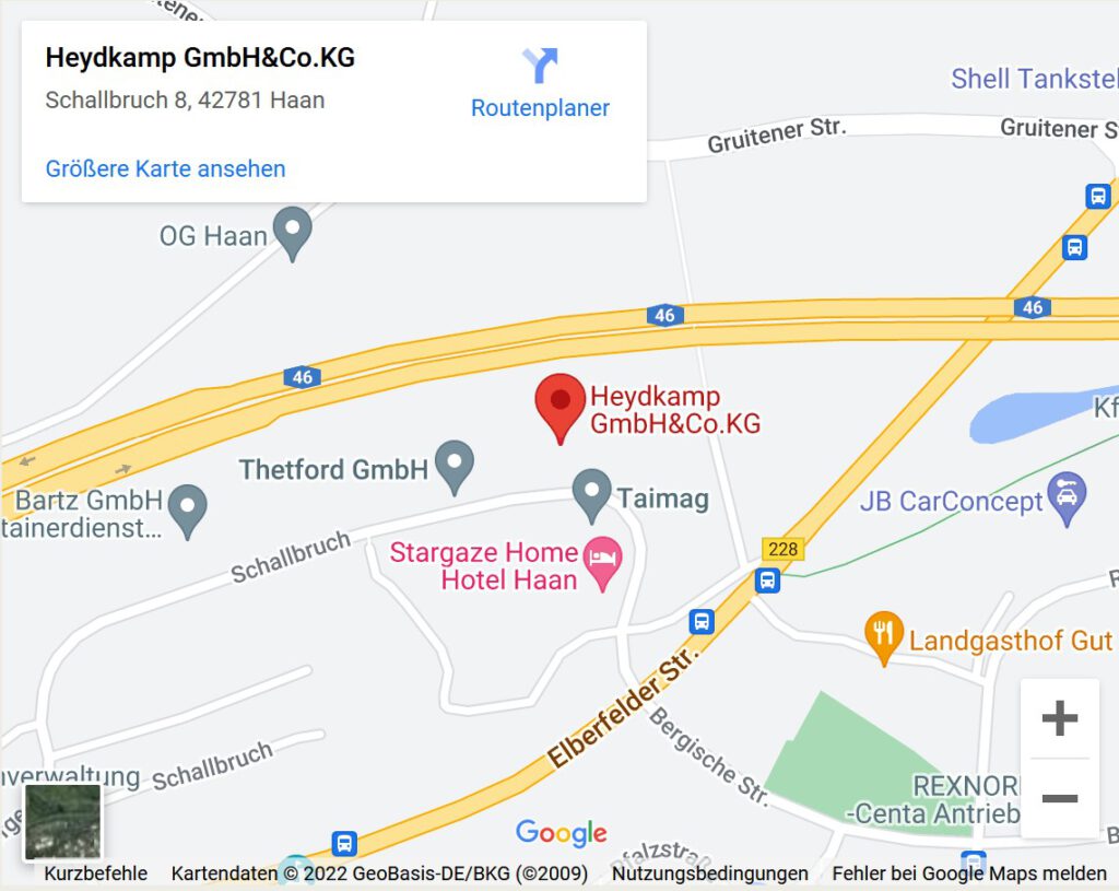 Standort Solingen (Google Maps)