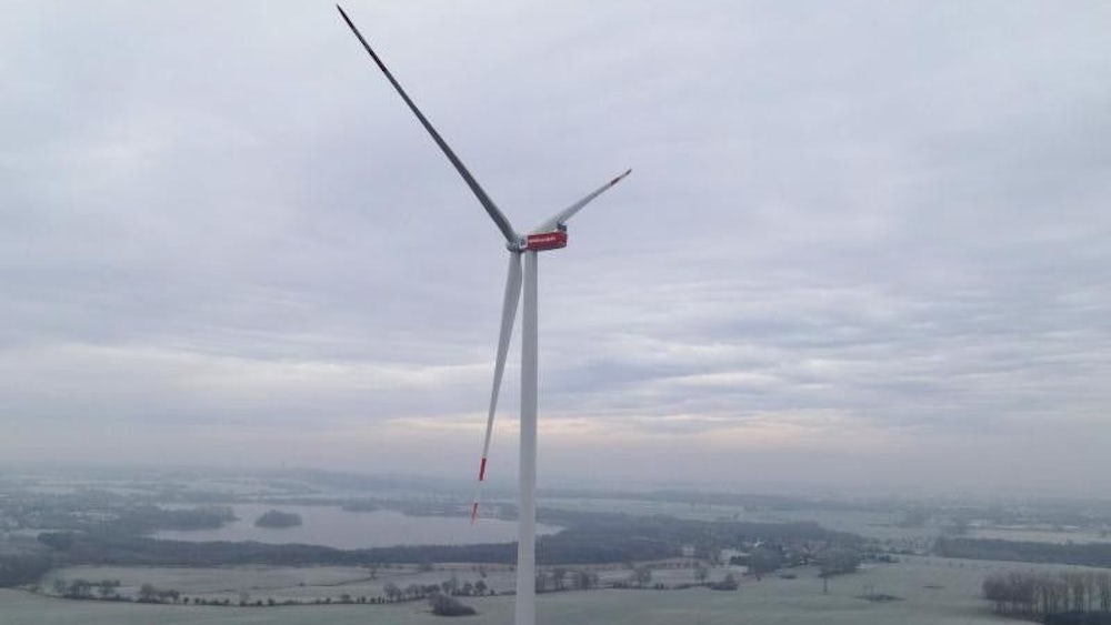 Nordex-Hybridturm Santow West, 179 m Nabenhöhe