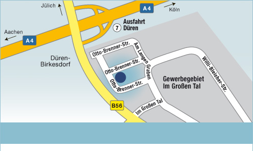 Anfahrt und Standortplan