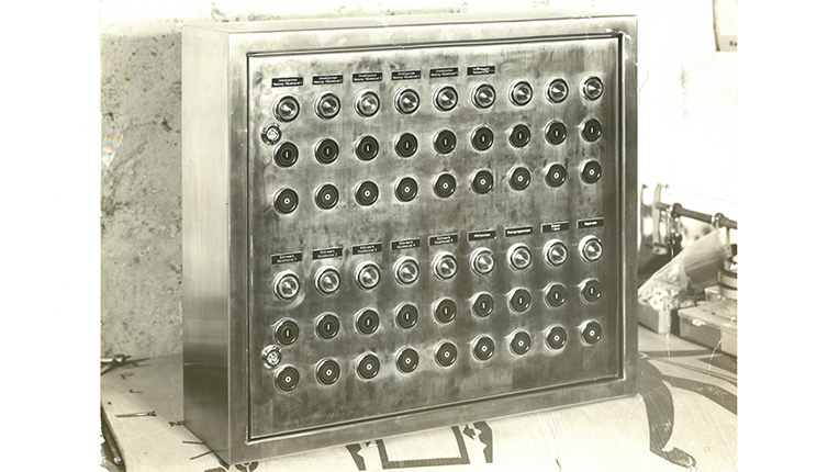 Steuerung der Prozessanlage Sennerei Wertach, 1974