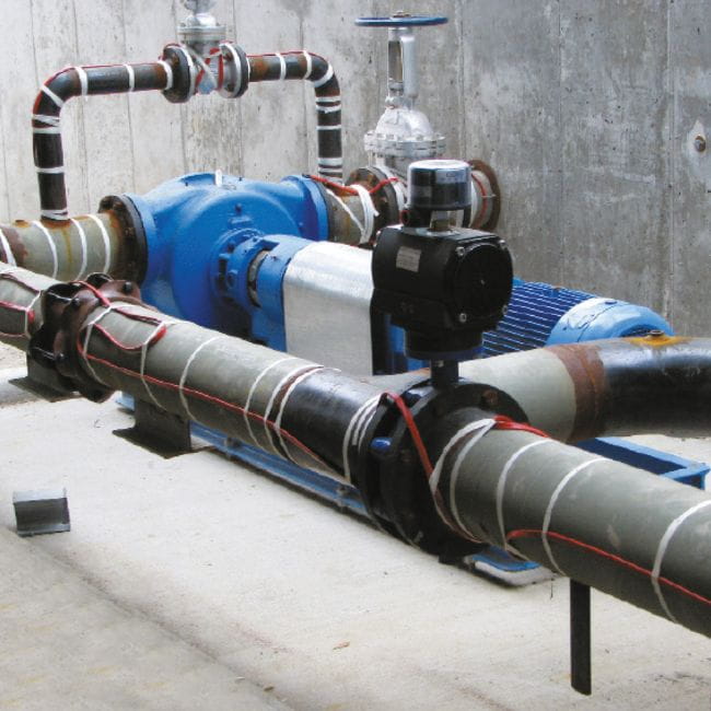 Heat Tracing auf Rohrleitungen