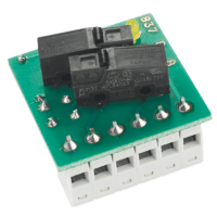 Terminals on PCB (14 solder joints with iron)