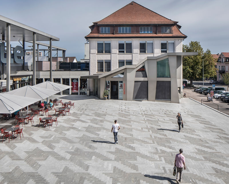 Natursteinboden Aussenbereich (Migros Amriswil)