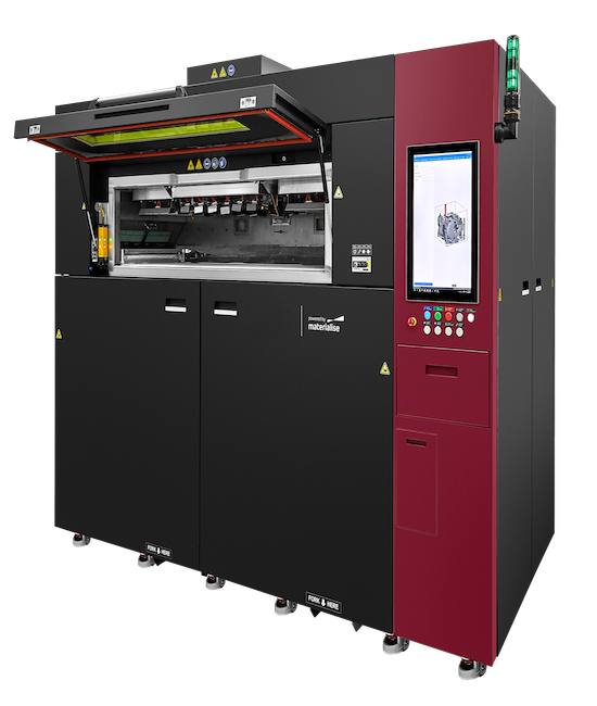 Rejig S100 – Polymer-Lasersinteranlage mit geöffneter Bauplattform