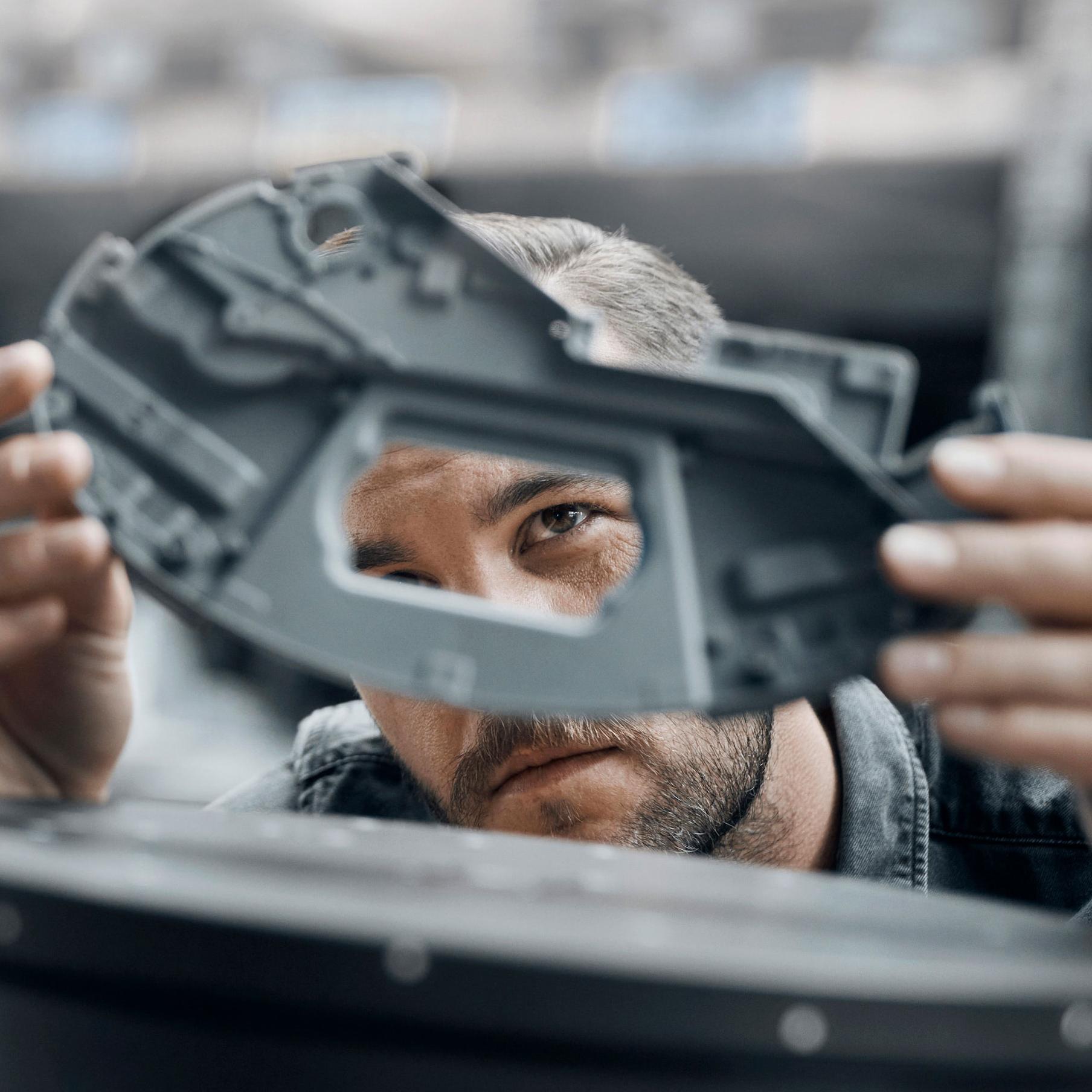 Präzisionsmessung eines mechanischen Bauteils