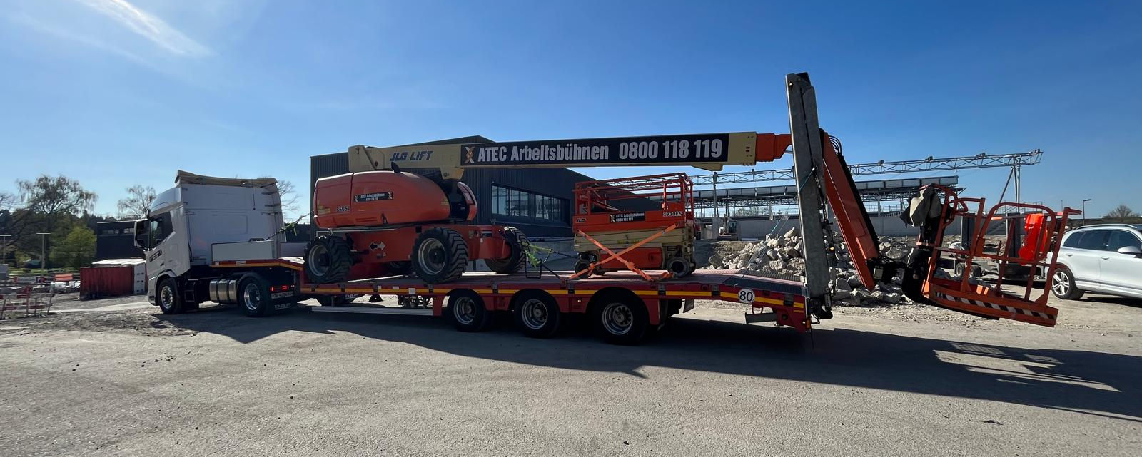 Einsatzfoto ATEC Arbeitsbühnen